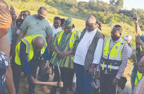 ghana news Sod cut for GH¢4.1m Inland Valley Irrigation Project