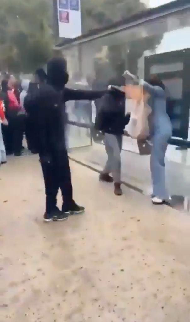 Boy, 15, arrested after being caught on video blasting fire in woman’s face during France’s student riots
