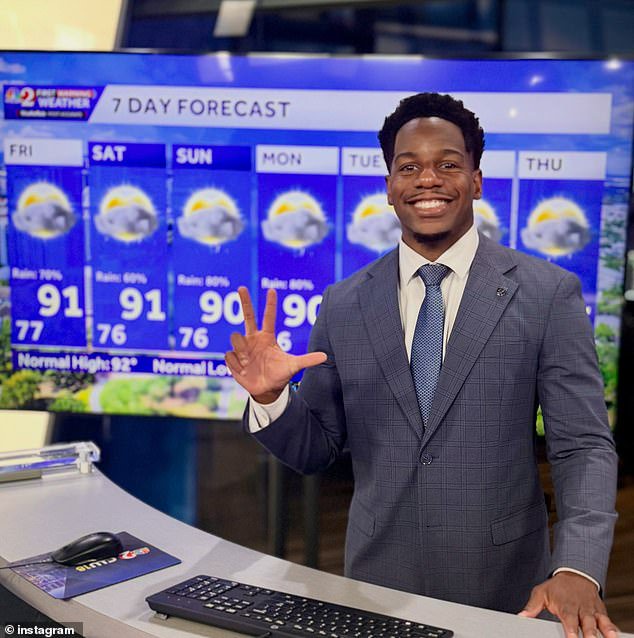 Weatherman is so good-looking that viewers are tuning in from across the world to watch his local forecasts