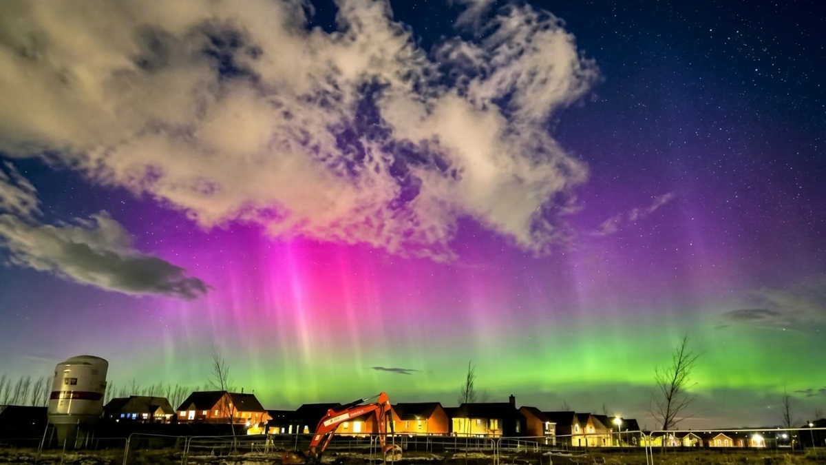 Northern lights seen across UK after strong solar activity