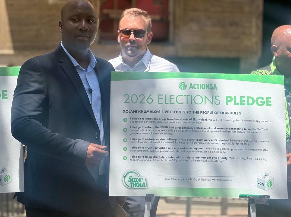 ActionsSA’s Khumalo pledges to rid Ekurhuleni streets of drugs