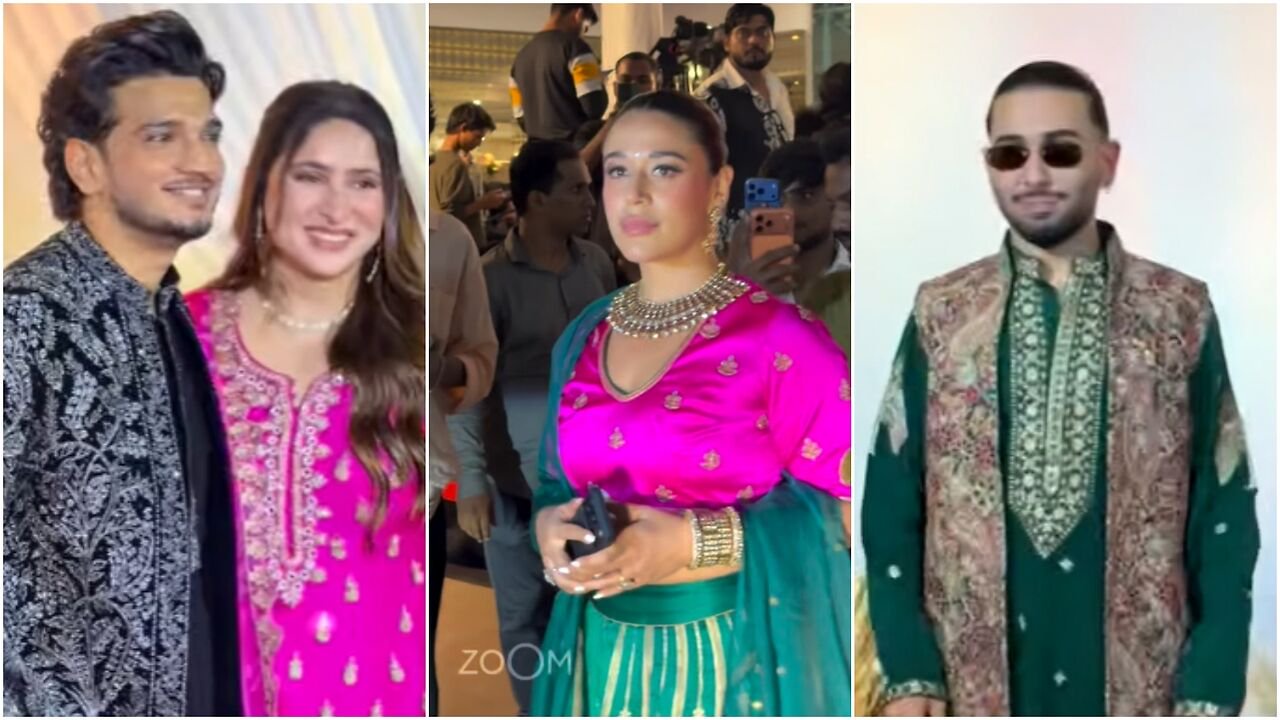 Faisal Shaikh, AKA Faisu And Tanya Siddiqui’s Reception: Munawar Faruqui, Krishna Shroff, Orry And Others Attend