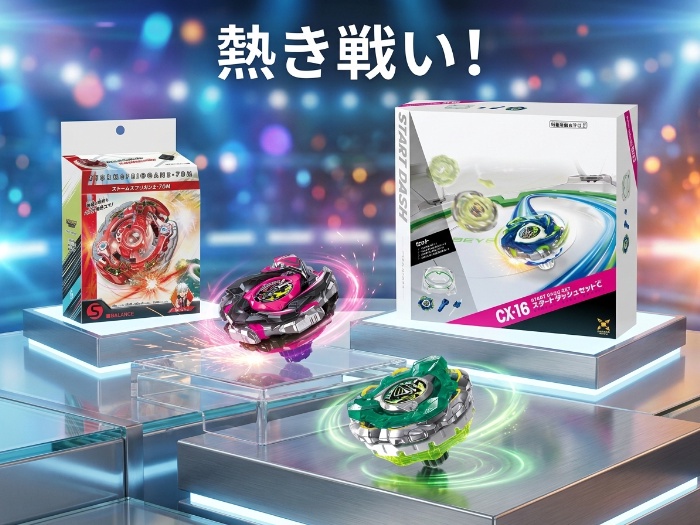 ベーゴマで新たなバトルを楽しもう！最新スターターセット紹介