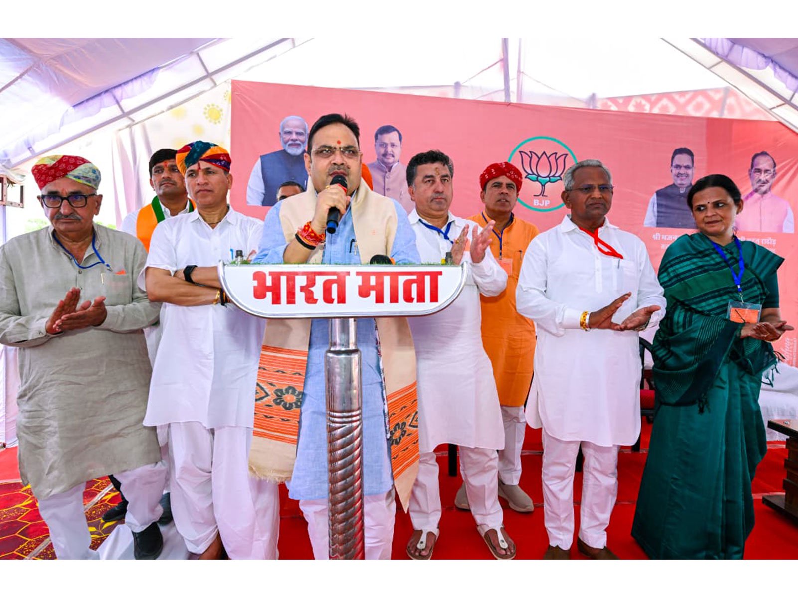 Rajasthan CM Bhajan Lal Sharma congratulates BJP workers on Barmer, Jaisalmer, and Balotra local body elections performance