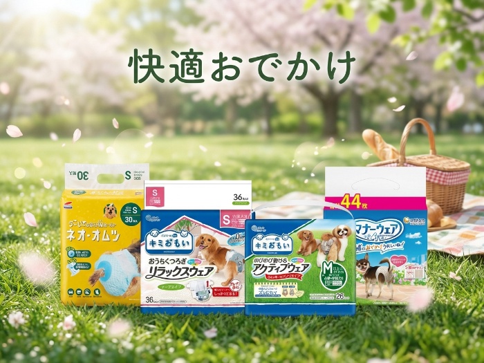 ペットライフをもっと快適に！おすすめ犬用おむつ特集