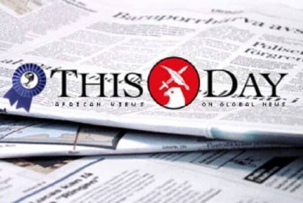 THISDAY Named Among Nigeria’s Top 50 Brands