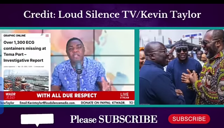 Kelvin Taylor Finally Exposes Names Behind Stolen 1300 ECG Containers at Tema Port
