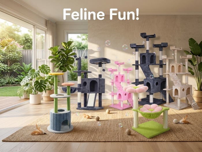 Pamper Your Furry Friends with the Best Cat Towers on the Market