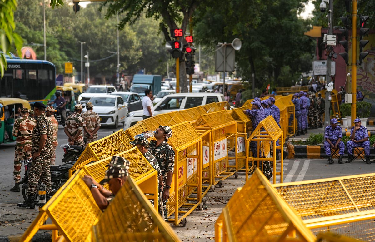 Left likens Delhi’s security clampdown to Emergency, Kejriwal urges nationwide turnout for CJP protest