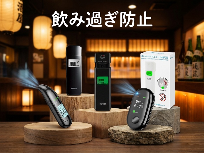 魅力的なアルコールチェッカーで安心のセルフチェックを！