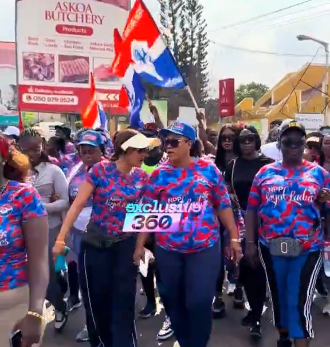 NPP Women Take to the Streets to Mobilise Support Ahead of 2028 Elections