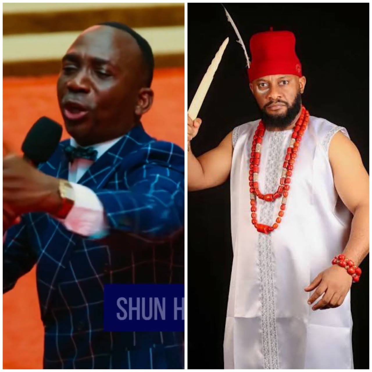 You are misinforming people” – Actor Yul Edochie tackles Pastor Paul Enenche for calling African traditional worship a ‘dark practice’