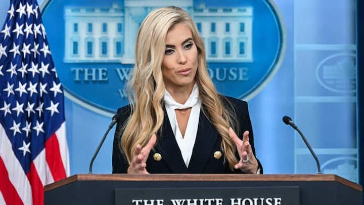 ‘My president… sorry, my husband’: Katie Zacharia first briefing was short, awkward & full of slips