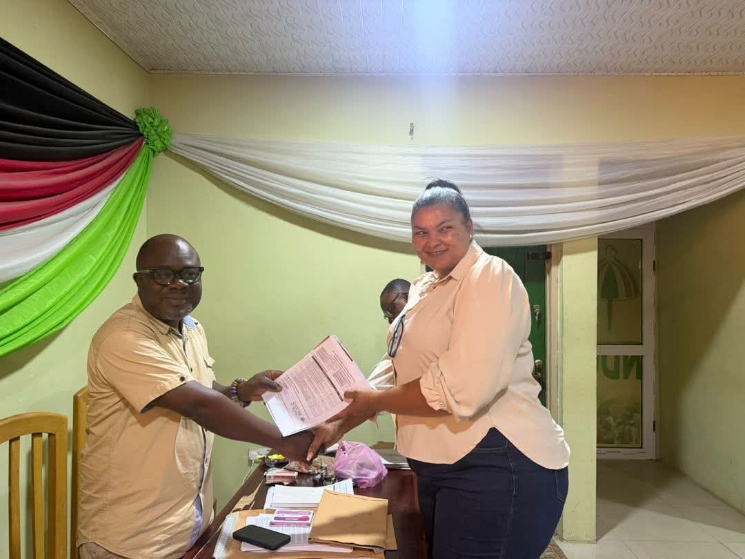 Gabriella Tetteh Submits Nomination Forms for NDC Central Regional Vice Chairperson Position