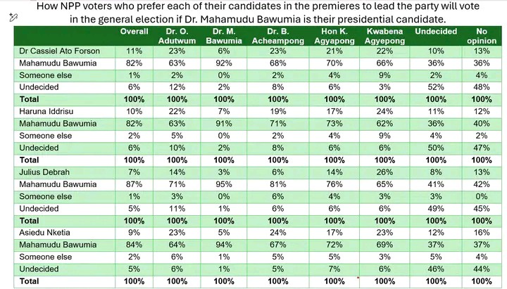 Fresh Poll By Mussa Dankwah Unveils NPP May Face Internal Breakdown Ahead of 2028 Election