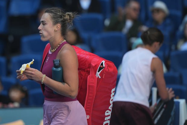 Aryna Sabalenka swept out of China Open in straight-sets defeat by Nikola Bartunkova