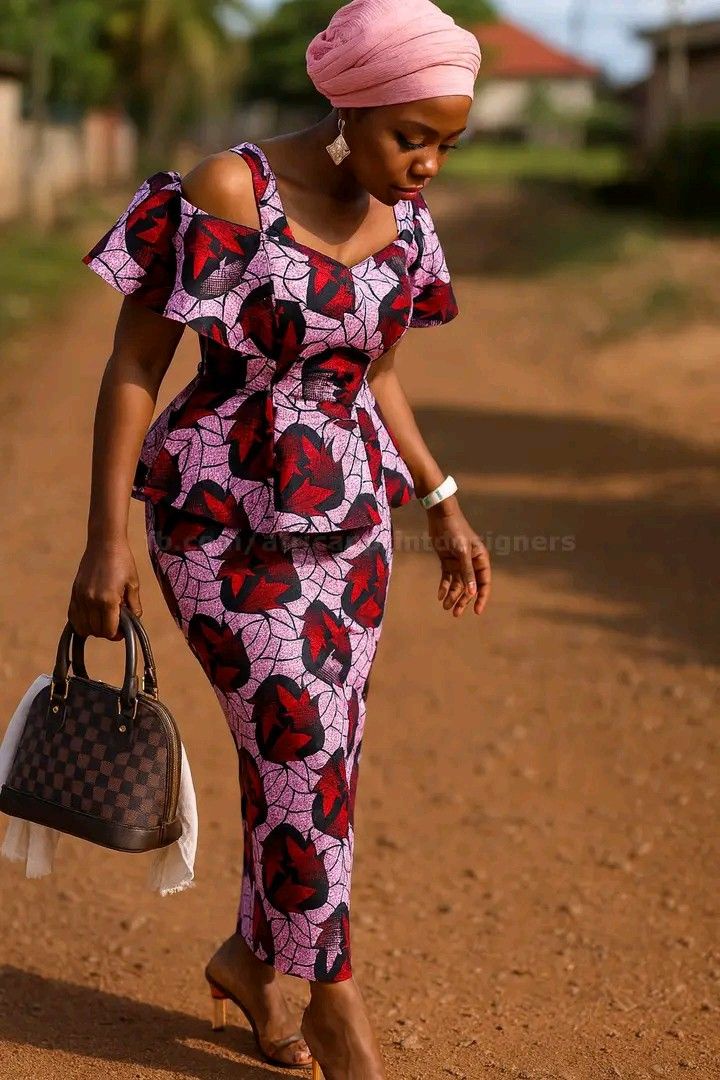 Beautiful Ankara Skirt-and-Blouse Combinations That Never Go Out of Fashion