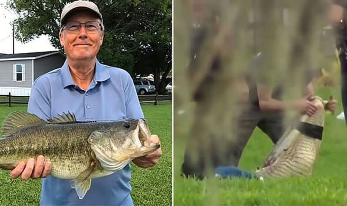 Florida fisherman, 71, mauled to death by 12ft alligator as he posed with catch of the day
