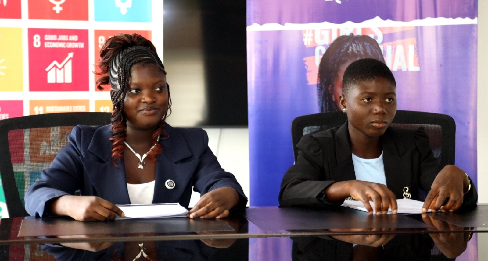 14-year-old Priscilla takes over as Plan International Ghana Country Director, 21-year-old Juliet as UNICEF OIC to address girls’ issues