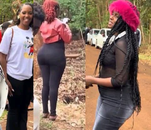Beautiful ladies turn up in burial of thief involved in phone snatching incidences