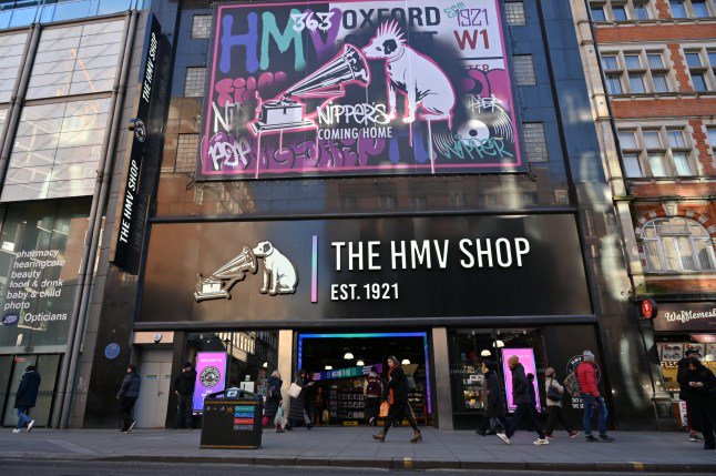 HMV on Oxford Street to close just three years after reopening