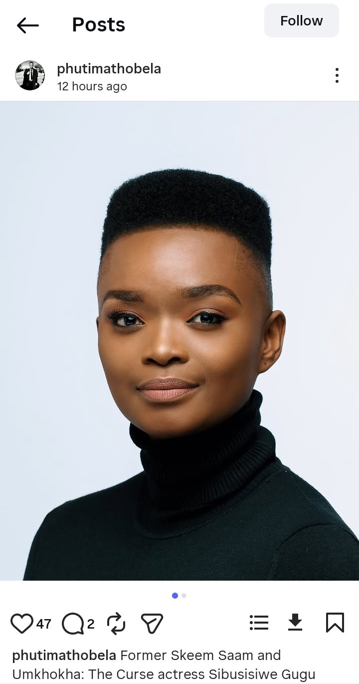 Former Skeem Saam Actress Sibusisiwe Gugu Mangele Dies at 35