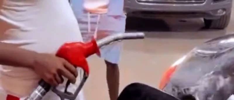 ‘Reckless and dangerous’: Vivo Energy speaks after man filmed spraying fuel on car