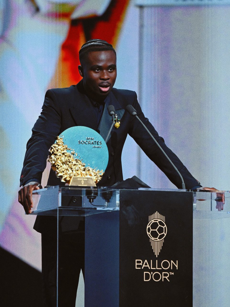 Bukayo Saka Wins Socrates Award at 2026 Ballon d’Or for Humanitarian Work in Nigeria