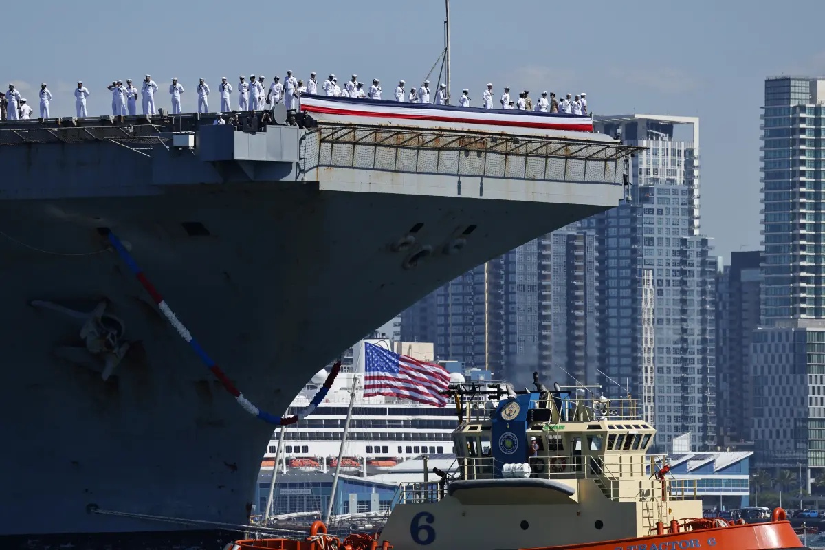 USS Abraham returns to San Diego after 321 days at sea, controversy over on-board conditions