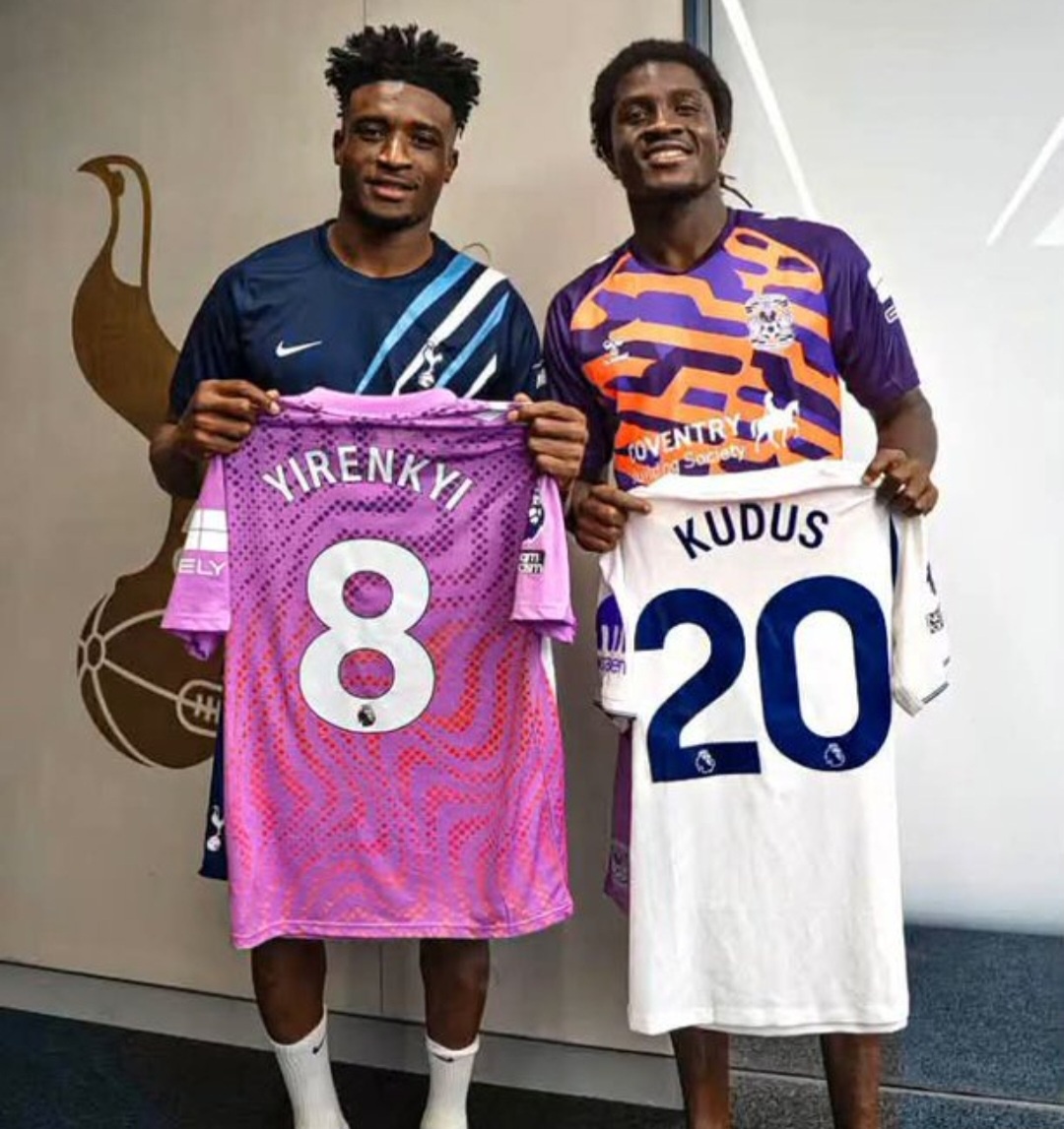 Mohammed Kudus and Caleb Yirenkyi Swap Shirts After Tottenham’s Victory Over Coventry City