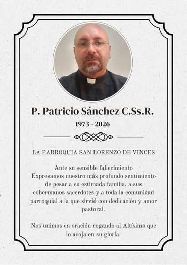 The Catholic Church Releases Sad News on the Death of a Redemptorist Priest in Ecuador