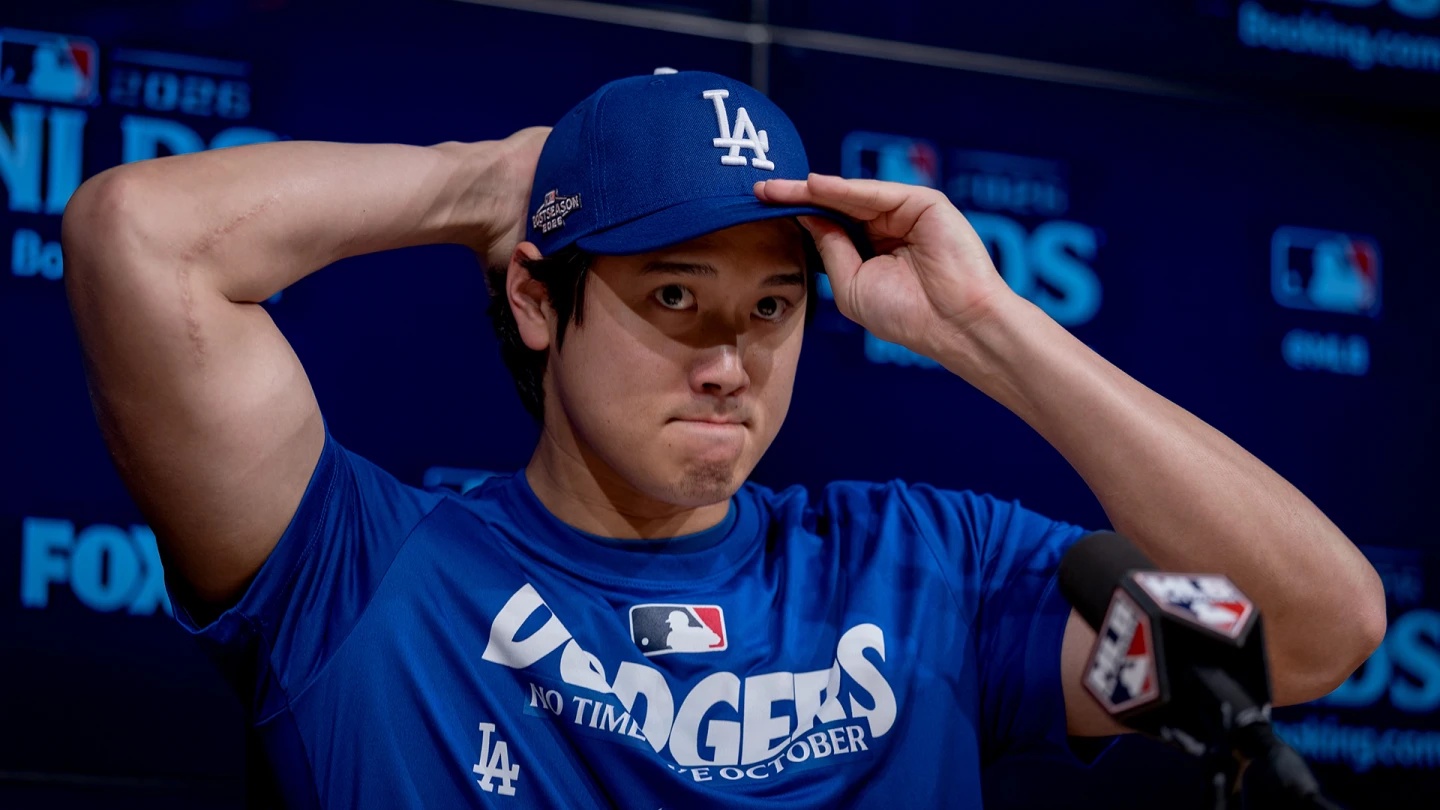 Ohtani’s injuries lingering into postseason, and even he can’t pinpoint what’s behind them
