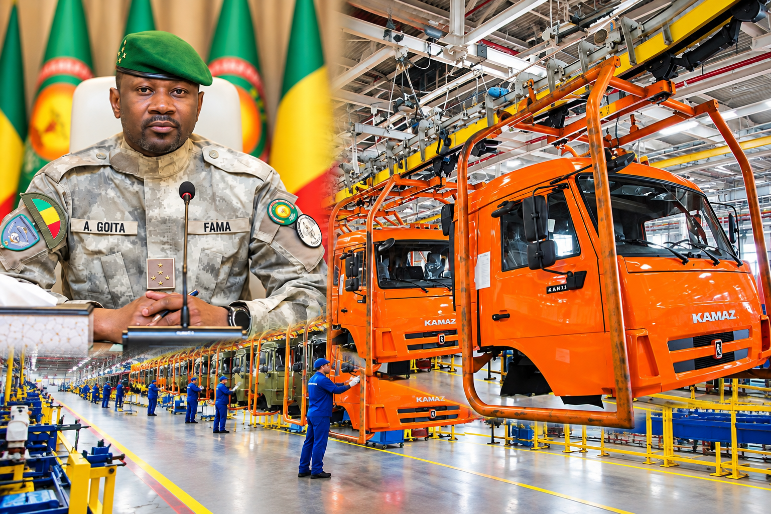 Coopération Mali-Russie : Bamako signe un contrat de plus de 30 milliards de FCFA avec le géant automobile KAMAZ