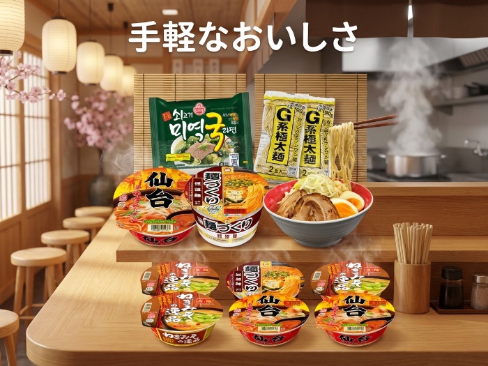 ラーメン好き必見！多彩なインスタントラーメン特集