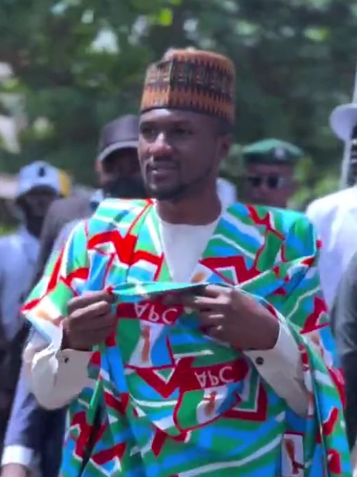 Son Of Late Ex-President, Yusuf Buhari Reacts After Attending Tinubu’s Campaign Flag-Off In Kaduna
