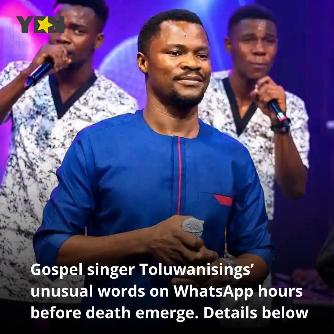 Toluwanising Final WhatsApp Status Before His Death Emerge, & the Caption Is Leaving Many Speechless