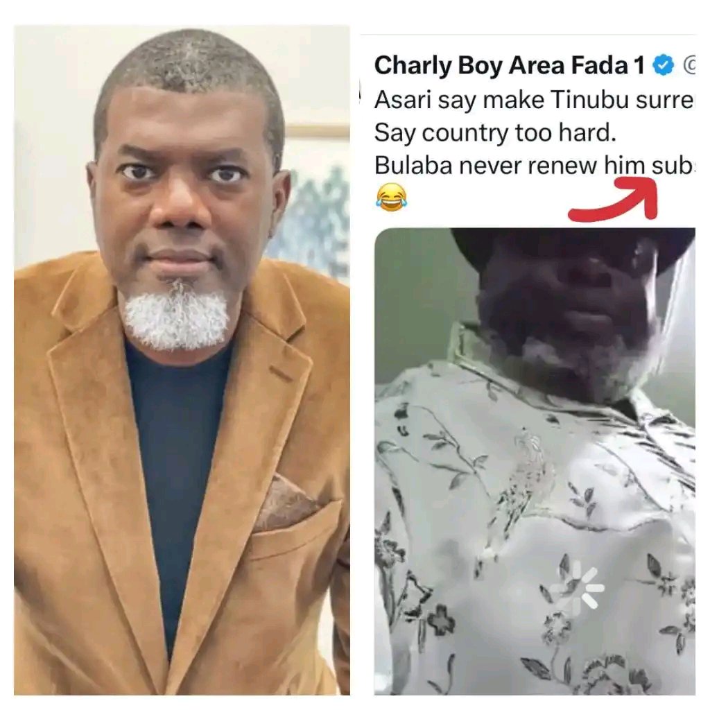 Reno Omokri Replies Charly Boy After His Comment On A Post Asking Tinubu To Resign Because Of Hardship
