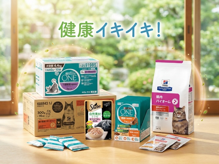 猫ちゃんの健康をサポートする最新キャットフード特集