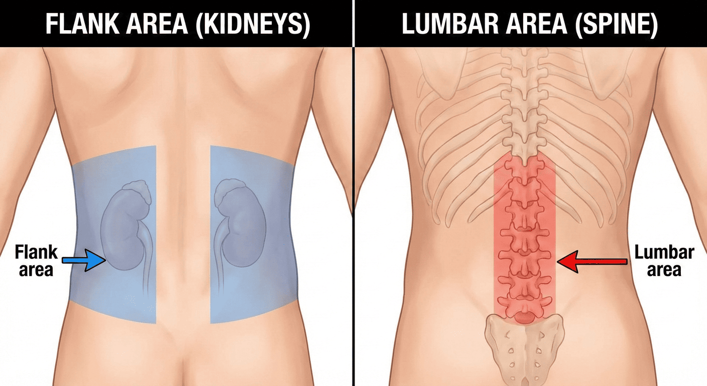 Parts of the Body Where You May Feel Pain If Your Kidneys Have Problems