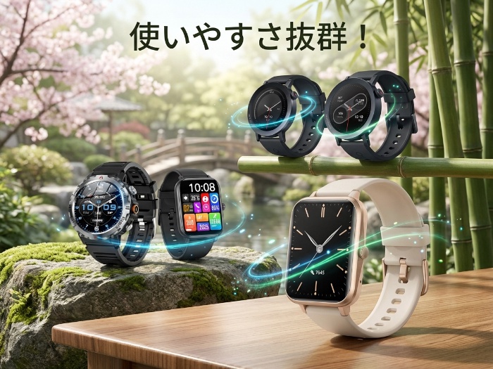 最先端スマートウォッチでライフスタイルを新次元へ！