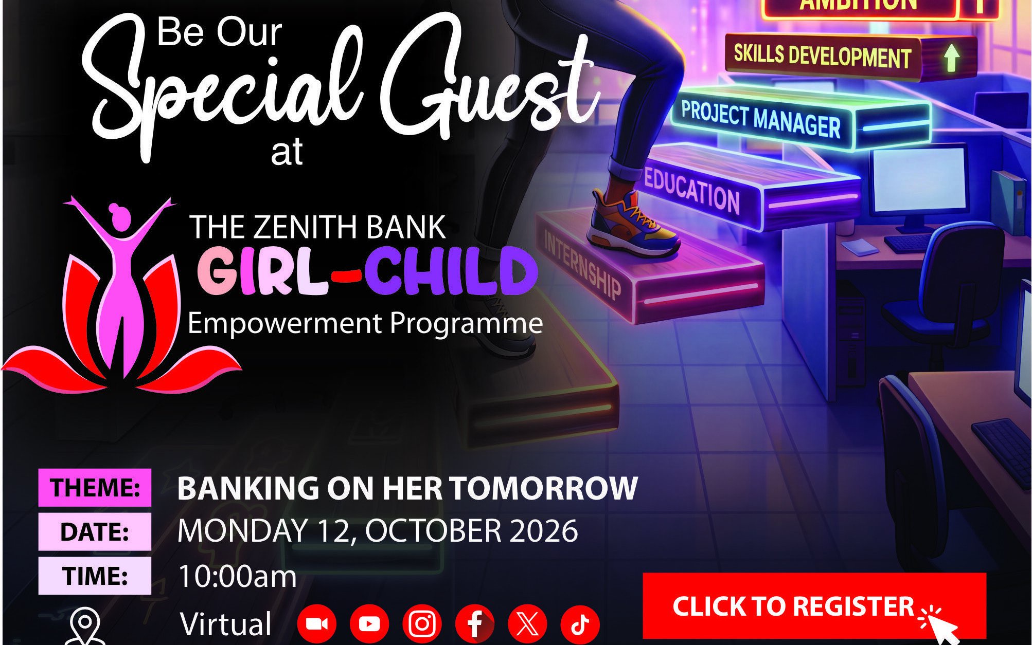Zenith Bank to launch maiden Girl-Child Empowerment Programme