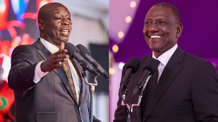 Kenyans Burst Into Laughter as Gachagua Slips Up and Accidentally Campaigns for UDA at DCP Rally