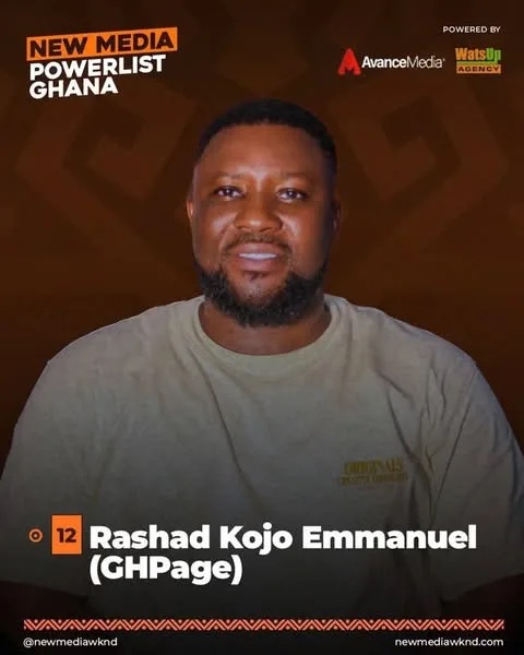 GhPage featured as Top 50 New Media POWERLIST Ghana released