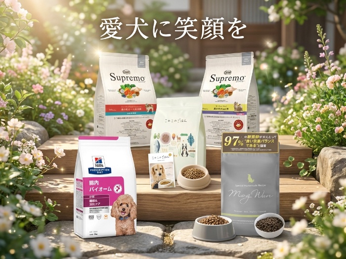 健康と喜びを支えるドッグフード特集