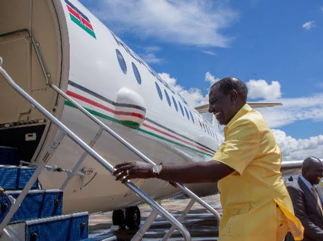 Ruto Flies Out as Details of Trip Emerge