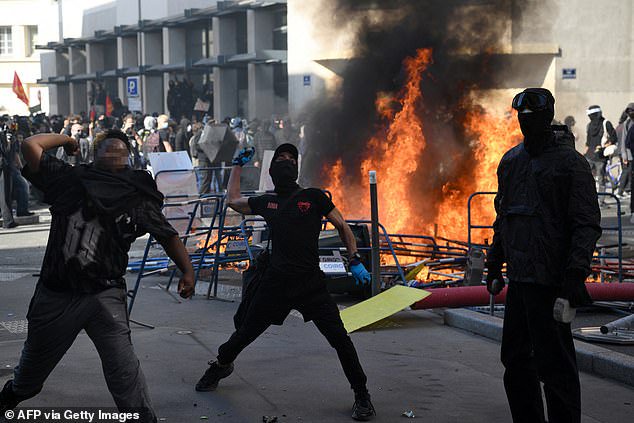 How hundreds of school protests across France are being infiltrated and inflamed by far-Left anarchists hellbent on ‘overthrowing the bourgeois state’ in a new French revolution: SUE REID