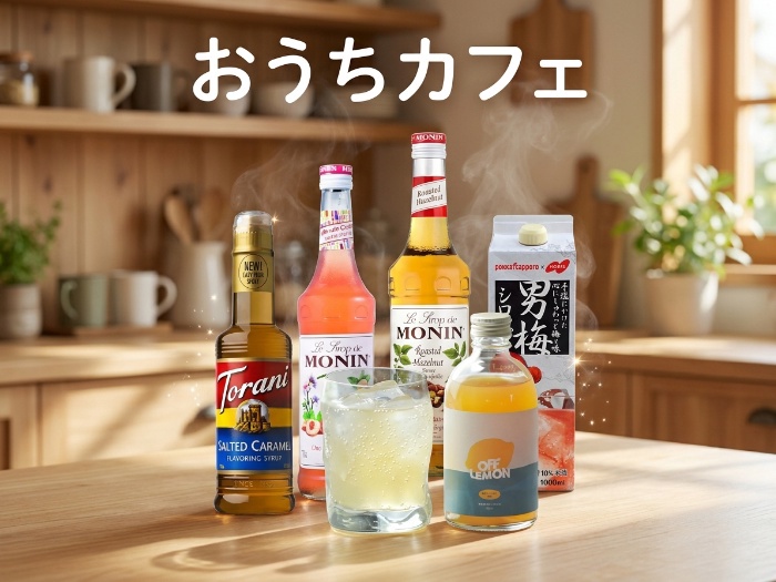 爽快から濃厚まで。おうちカフェを格上げするフレーバーシロップ5選