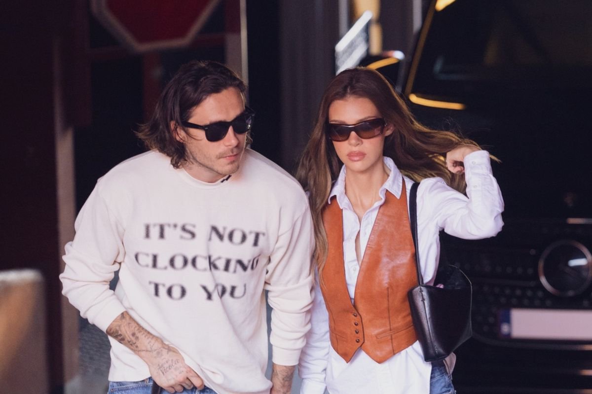 Brooklyn Beckham wears his feelings on his t-shirt in pointed message in Paris