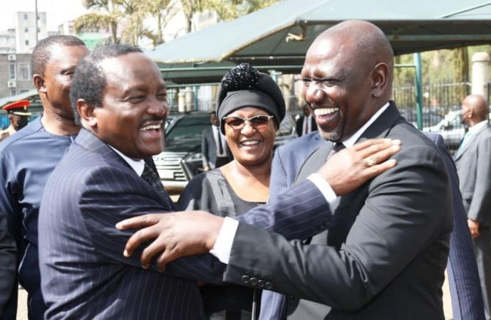 Ruto’s Stinging Jab at Kalonzo After Gachagua Wamunyoro Meeting: Claims He went on an ‘Interview’