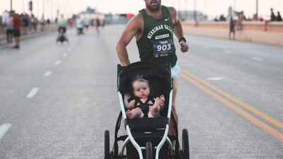 Meet Stephen Biebelhausen, the US doctor who pushed his 1-year-old daughter in a pram and accidentally broke a world record